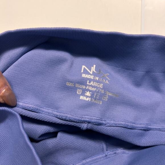 NWT NUX One by One 7/8 Leggings in Blue Size large - Picture 2 of 6